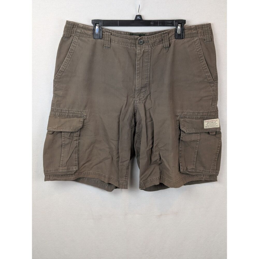 Y2K Eddie Bauer Outdoor Outfitter Cargo Shorts Brown Men's Size 36